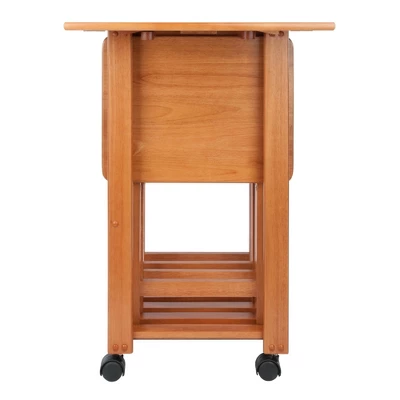 5pc Set Sophia Snack Tables Teak - Winsome 7 5pc Set Sophia Snack Tables Teak - Winsome - Image 7