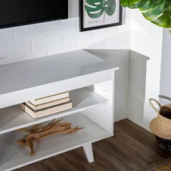 Modern Contemporary Simple Wood Storage Console TV Stand For TVs Up To 65" - Saracina Home 24 Modern Contemporary Simple Wood Storage Console TV Stand For TVs Up To 65" - Saracina Home -Baxton Studio Shop GUEST c663dfb3 86ca 406d 926a ed8aba1c5411