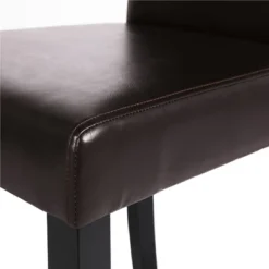 Yaheetech 4pcs High Back Padded Dining Chairs With Wood Legs For Home Restaurants -Baxton Studio Shop GUEST c66ba527 c9f6 4e91 b305 30e2a09adccd