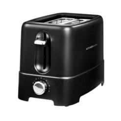 KitchenSmith By Bella 2 Slice Toaster: Black, Bagel & Bread Warmer, 750W, Compact Design, 2-Year Warranty -Baxton Studio Shop GUEST c68a613f 30f4 4e8b 88ca 2e546cd104cd