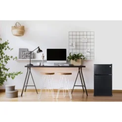 Kenmore 3.1 Cu-ft Refrigerator - Black: Energy Star Certified, Mini Fridge For Dorm, Manual Defrost, Adjustable Shelves -Baxton Studio Shop GUEST c734b9c0 7bfc 4332 b04f 4e594d2e7823