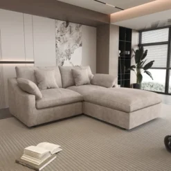 83" Cloud Couch Modular Sectional Sofa Couch,Down Filled Sectional For Living Room,Love Seat Sofas,Convertible Couch,Covers Washable&Replaceable 28 83" Cloud Couch Modular Sectional Sofa Couch,Down Filled Sectional For Living Room,Love Seat Sofas,Convertible Couch,Covers Washable&Replaceable -Baxton Studio Shop GUEST c73e63ed caac 4719 87ac bf666555fab8