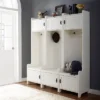 3pc Fremont Entryway Set Distressed White - Crosley