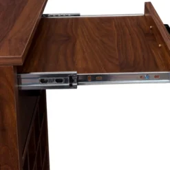 Modular Wine Cabinet Bar Cabinet With Storage Wine Compartment, 24 Wine Cabinet Buffet Cabinet With 2 Drawers, Storage Bar Cabinet For Home -Baxton Studio Shop GUEST c77760f4 eb65 47ce a7ef 1b930831792a