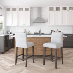 30" Velvet Parsons Barstool Wood - Threshold™ -Baxton Studio Shop GUEST c793b497 cc23 4648 b1ae 8f17d61fb5d4