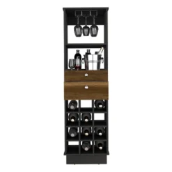 Gulches 12 Bottle Wine Cabinet With Built In Racks, 2 Drawers, 1 Shelf, 24'' Top Decor Not Included 10 Gulches 12 Bottle Wine Cabinet With Built In Racks, 2 Drawers, 1 Shelf, 24'' Top Decor Not Included -Baxton Studio Shop GUEST c79c5934 36ec 4235 a10d dcb6f996e104 1
