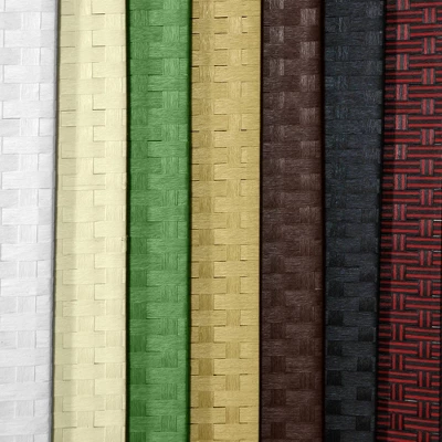 7 Ft. Tall Woven Fiber Room Divider - Black (4 Panels) 2 7 Ft. Tall Woven Fiber Room Divider - Black (4 Panels) - Image 2