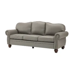 Gracia 81" Transitional Wide Sofa With Removable Cushions And Nailhead Trim For Living Room And Bedroom | ARTFUL LIVING DESIGN 33 Gracia 81" Transitional Wide Sofa With Removable Cushions And Nailhead Trim For Living Room And Bedroom | ARTFUL LIVING DESIGN -Baxton Studio Shop GUEST c8096b6f a4fb 4dca 92dc 13e80fc05737