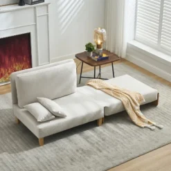 TiramisuBest 3-in-1 Convertible Sleeper,Foldable Sofa Bed Recliner With Three Pillows For Small Spaces -Baxton Studio Shop GUEST c81ca0ee 44f4 4160 a7d7 61c0876f33fa