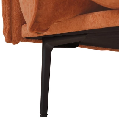 WJSHome Modular Velvet Sectional Sofa With Chaise,74" Modern L-Shaped Couch For Living Room, 8" High Metal Legs 1 WJSHome Modular Velvet Sectional Sofa With Chaise,74" Modern L-Shaped Couch For Living Room, 8" High Metal Legs