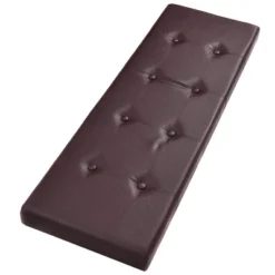 Costway 45''x15''x15'' Large Folding Storage Faux Leather Ottoman Pouffe Box Stool Brown -Baxton Studio Shop GUEST c86e08da 202f 4e05 8da7 563f47e53ff4