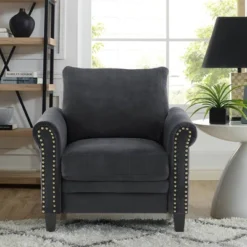 Ashley Armchair Charcoal - Lifestyle Solutions