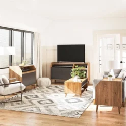 Magnolia End Table Walnut/Black - Novogratz -Baxton Studio Shop GUEST c9706214 97ea 4600 909b 93e84d589f54