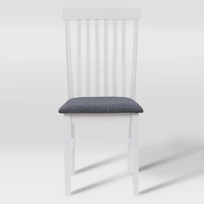 5pc Michigan Two Tone Wood Dining Set Gray/White - CorLiving 4 5pc Michigan Two Tone Wood Dining Set Gray/White - CorLiving - Image 4