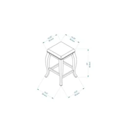 San Francisco Backless Faux Leather Counter Height Barstool Wood Brown - Linon 7 San Francisco Backless Faux Leather Counter Height Barstool Wood Brown - Linon -Baxton Studio Shop GUEST c9b4cb51 843d 467c b127 1ed6c85943e9