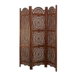 Bohemian Wood Room Divider Screen - Olivia & May -Baxton Studio Shop GUEST ca112684 5842 493d afe0 fe6c5bec62e6