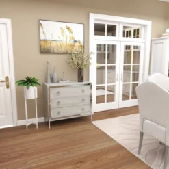 Glam Painted Wood And Mirror Chest White - Olivia & May -Baxton Studio Shop GUEST caa335e9 eef3 470f 906f 776957d66070