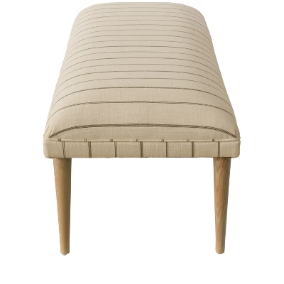 Fullerton Upholstered Bench In Patterns - Skyline Furniture 2 Fullerton Upholstered Bench In Patterns - Skyline Furniture - Image 2