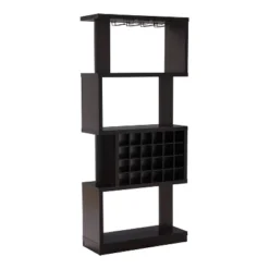 Robin Contemporary 4 Tier Wine Stand - MiBasics -Baxton Studio Shop GUEST cae64e10 869f 4ea7 9dad 8d3ecc1ba87a