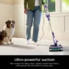 Shark PowerDetect Ultra-Light Corded Stick Vacuum With DuoClean Detect Technology And Self-Cleaning Brushroll Purple HZ4002
