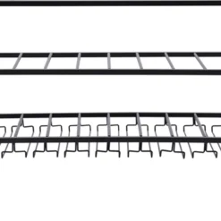 YIYIBYUS Industrial Wine Racks Wall Mounted, Rustic Metal Hanging Wine Bottle Holde -Baxton Studio Shop GUEST cbd839d7 6192 4625 b86b bfe833e72869