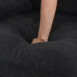 Cloud Modular Sectional Sofa Couch,Convertible Couches With Storage Ottoman For Living Room,Covers Washable&Replaceable -Baxton Studio Shop GUEST cbdeca89 30e9 400f aaa6 d3ea6eea91d1 1