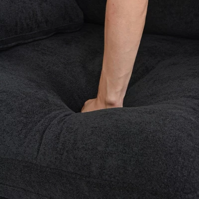 WJShome 160" Cloud Couch Modular Sectional Sofa For Livingroom,Convertible Sofa With Storage Ottomans,7 Seat Wide Couches 6 WJShome 160" Cloud Couch Modular Sectional Sofa For Livingroom,Convertible Sofa With Storage Ottomans,7 Seat Wide Couches - Image 6