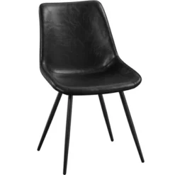 Yaheetech 2pcs Metal Dining Chairs Accent Chairs -Baxton Studio Shop GUEST cc0aef8b 05f5 4566 be4f d95c812b2070