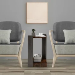 Costway 2 Tier Sofa Side End Table W/Storage Shelf For Small Spaces Living Room Bedroom 11 Costway 2 Tier Sofa Side End Table W/Storage Shelf For Small Spaces Living Room Bedroom -Baxton Studio Shop GUEST cc0b0c0e 0a8c 4f7c b2b5 3b9bd035d65f