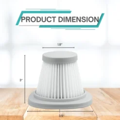 Nispira HEPA Filter Replacement Compatible With Xiaomi Deerma DX118C DX128C Handheld Portable Vacuum Cleaner, 3 Packs -Baxton Studio Shop GUEST cc105483 ffb2 4b8a be71 bf6eed249a2c 1