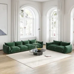 Modular Sectional Sofa,Chenilleyarn Minimalist Sofa Couch,Convertible Sofa Set Wide Seat Living Room Sofa Sets 18 Modular Sectional Sofa,Chenilleyarn Minimalist Sofa Couch,Convertible Sofa Set Wide Seat Living Room Sofa Sets -Baxton Studio Shop GUEST cc332618 0953 487d 9c0b 3a7488aa6c8f