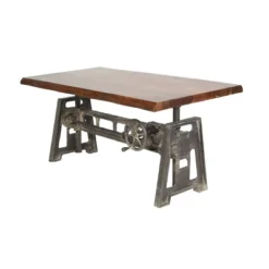 Industrial Wood And Metal Dining Table Brown - Olivia & May -Baxton Studio Shop GUEST cc8aa27b 4d1d 48d5 b7a8 8117e575eb94