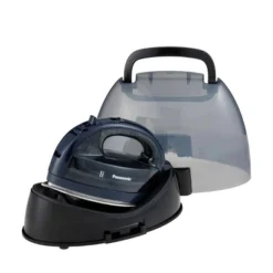 Panasonic NI-WL700A Cordless Steam/Dry Iron, 1500W Wide Stainless Steel Plate, Blue -Baxton Studio Shop GUEST ccc7047e ed9c 4fc2 a7b4 0c65ec33a946
