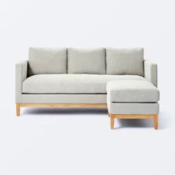 Woodland Hills Wood Base Sofa Light Gray - Threshold™ Designed With Studio McGee 17 Woodland Hills Wood Base Sofa Light Gray - Threshold™ Designed With Studio McGee -Baxton Studio Shop GUEST ccca059c 0892 4548 9413 b055d1449dad
