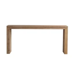 Retro Solid Wood Console Table, Narrow Sofa Table, Entryway Hallway Table, Natural - ModernLuxe -Baxton Studio Shop GUEST ccffbbca d3f5 4c86 aea8 d88a2941c50c