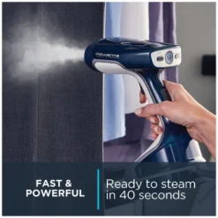 Rowenta Handheld Steamer For Clothes, 1600W, Navy Blue -Baxton Studio Shop GUEST cd1ac5a7 5de1 4767 9c75 eb153c7ffb11