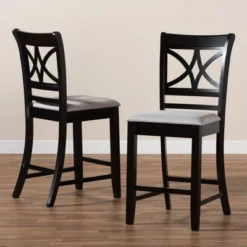 Set Of 2 Chandler Pub Chair - Baxton Studio -Baxton Studio Shop GUEST cd2052fb 70bf 4176 abc5 e5ced1019381