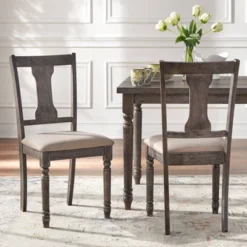 6pc Burntwood Dining Set With Bench - Buylateral 12 6pc Burntwood Dining Set With Bench - Buylateral -Baxton Studio Shop GUEST cd28657e 9848 45a2 882a 15be6b49cd3c