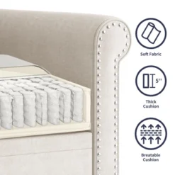 Mjkone 3 Piece Linen Living Room Sofa Set,Modern 3-Seater Sofa Couch&Loveseat Sofa&Single Sofa Armchair Set 22 Mjkone 3 Piece Linen Living Room Sofa Set,Modern 3-Seater Sofa Couch&Loveseat Sofa&Single Sofa Armchair Set -Baxton Studio Shop GUEST cd319731 0fe8 4a34 83bc 05e560c382c2