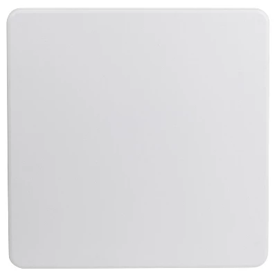 Flash Furniture 2.85-Foot Square Granite White Plastic Folding Table 3 Flash Furniture 2.85-Foot Square Granite White Plastic Folding Table - Image 3