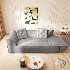 MYINDA 3-in-1 Convertible Sofa Bed, Deep Seat Couch - 3-Seater Sofa, Sparkling Chenille Chaise Lounge For Living Room, Studio,Office 25 MYINDA 3-in-1 Convertible Sofa Bed, Deep Seat Couch - 3-Seater Sofa, Sparkling Chenille Chaise Lounge For Living Room, Studio,Office -Baxton Studio Shop GUEST cd594bbd 167b 47b4 9579 8d882ac7f20c