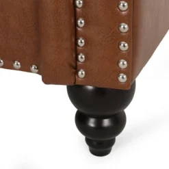 Drury Contemporary Channel Stitch 3 Seater Sofa With Nailhead Trim - Christopher Knight Home 18 Drury Contemporary Channel Stitch 3 Seater Sofa With Nailhead Trim - Christopher Knight Home -Baxton Studio Shop GUEST cd75584c 59be 4098 99e5 a1457227f4f8