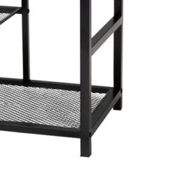 Edan Wood And Metal Freestanding Coat Hanger Walnut Brown/Black - Baxton Studio -Baxton Studio Shop GUEST cd866f8c 0bcc 46fd a19f 22723f9ff771