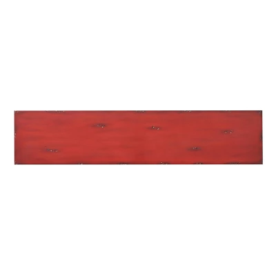 Joseph 4 Door Storage Credenza/Sideboard Burnished Red - Treasure Trove 4 Joseph 4 Door Storage Credenza/Sideboard Burnished Red - Treasure Trove - Image 4