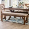 Jackson Bench Dark Hazelnut Brown - Powell Company