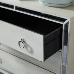 Glam Painted Wood And Mirror Chest White - Olivia & May -Baxton Studio Shop GUEST ce6c2649 9185 4f6d aae9 6fe11e78f8e4