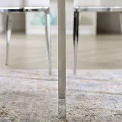 39" Clay Round Dining Table White - MiBasics -Baxton Studio Shop GUEST ce8fab24 9622 4b2f aa07 1379dd1ffa4f