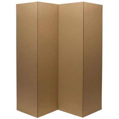 6" Cardboard Room Divider 4 Panel - Oriental Furniture 1 6" Cardboard Room Divider 4 Panel - Oriental Furniture