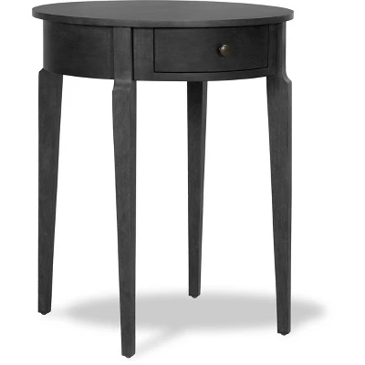 Thaddeus Round Side Table Dark Gray - Finch 2 Thaddeus Round Side Table Dark Gray - Finch - Image 2