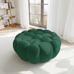 WJShome Bubble Couch,42.52inch Loveseat Sofa,Lazy Floor Sofa,Curved Couch For Living Room, Office, Apartment, No-Assembly -Baxton Studio Shop GUEST cf45fa9e fec8 4a88 aba1 2b7dcaf2b762